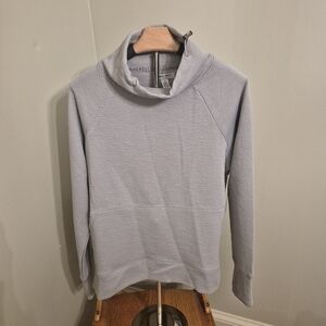 Nine West Gray Cowl Neck Top